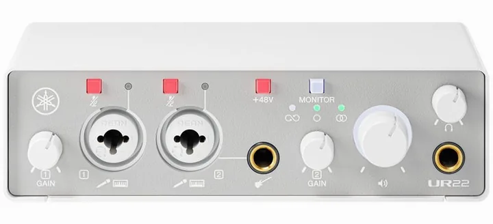 Yamaha UR22 MK3 White, liitännät takana, kuva 2