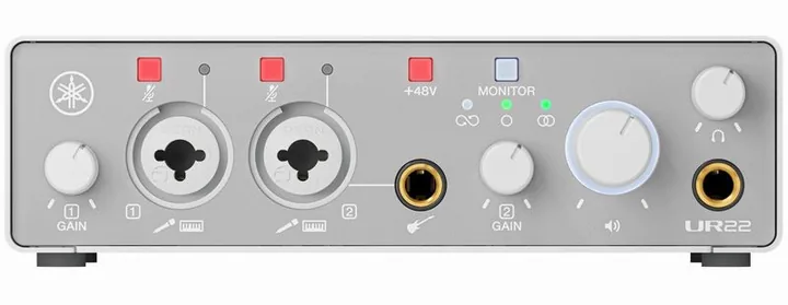 Yamaha UR22 MK3 White, tasomittarit ja merkkivalot, kuva 4